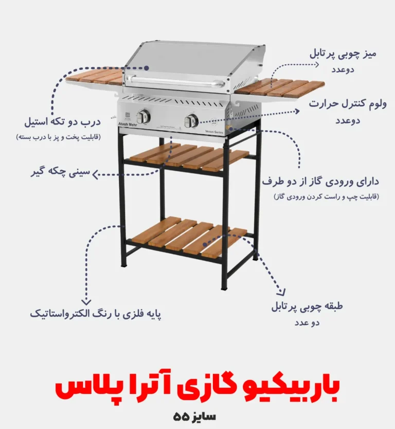 باربیکیو گازی آتراپلاس 55
